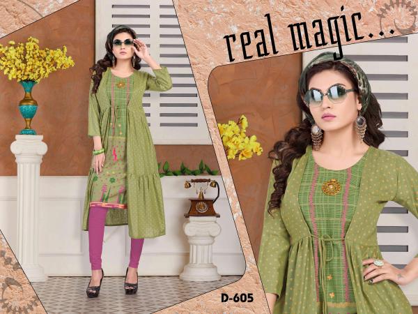 Tamaana Fancy Rayon Long Kurti 